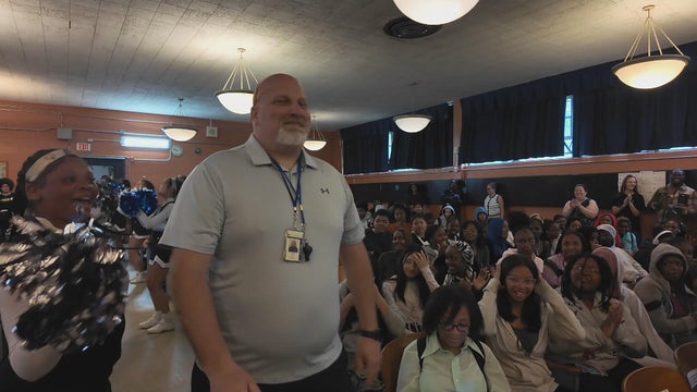 West Philadelphia gym teacher at school slated to close down surprised with national award 