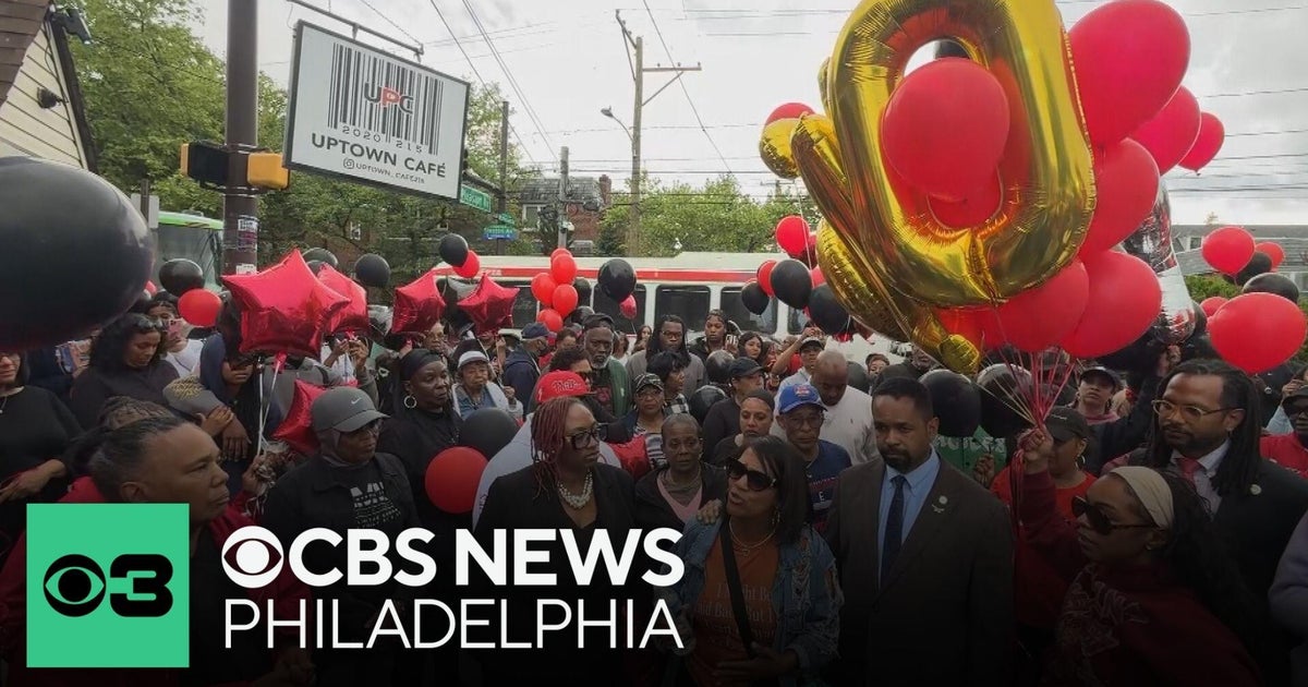 Vigil held for man shot and killed inside Mount Airy bar - CBS Philadelphia