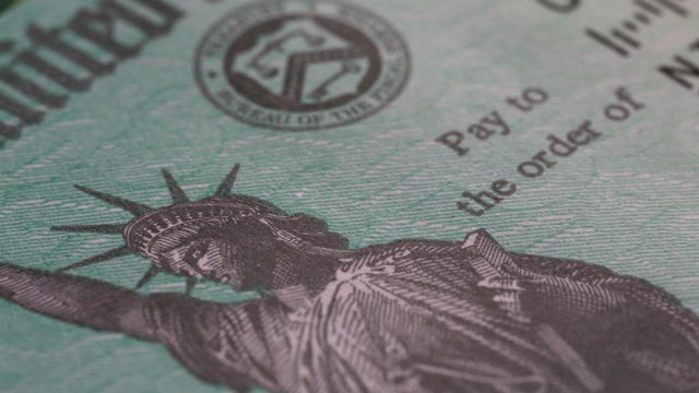 US Treasury federal tax return check 