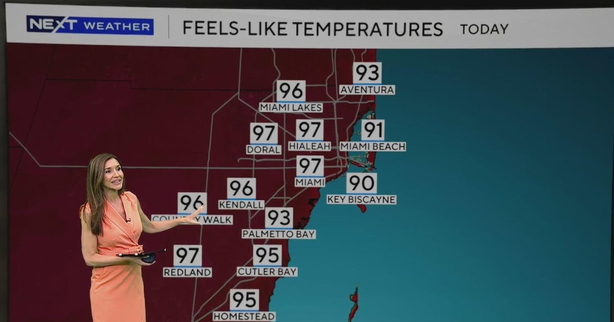 Potentially dangerous heat moving into South Florida as feels-like ...