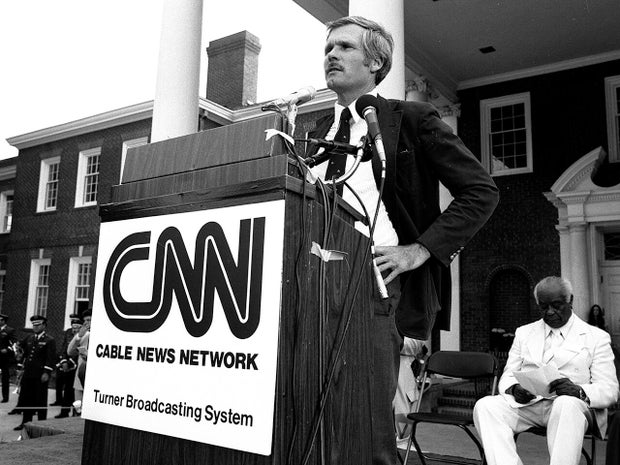 Ted Turner At CNN Launch