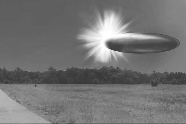 An FBI composite sketch of an object described by an eyewitness in September 2024. 