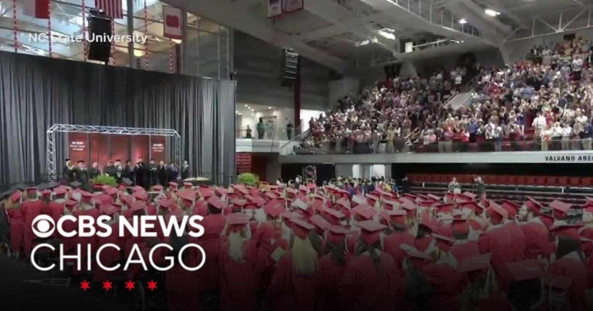 Commencement speaker gives special surprise to North Carolina State University textile graduates