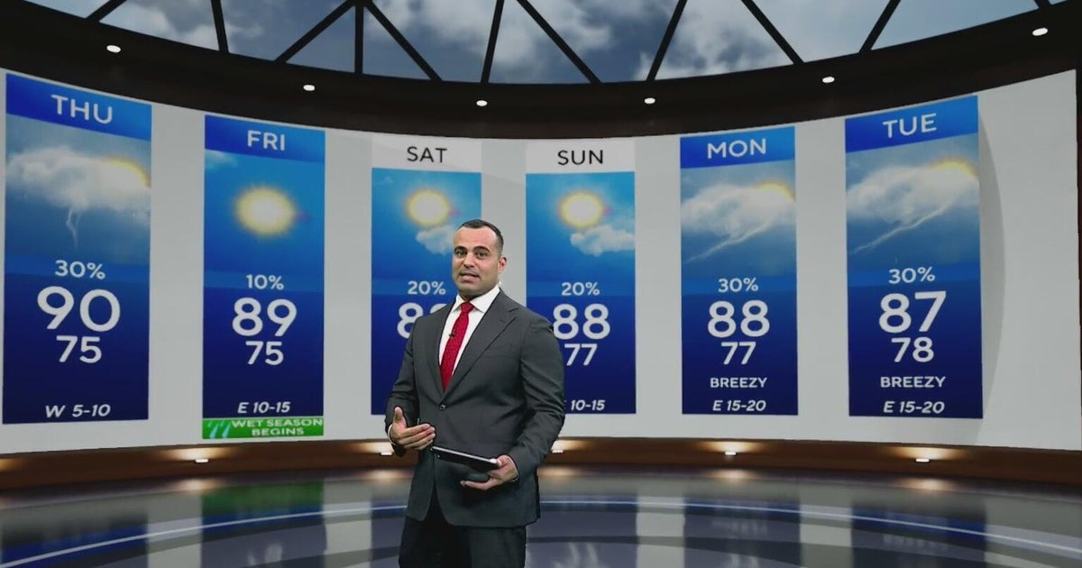 Rain could be coming in the South Florida forecast very soon - CBS Miami