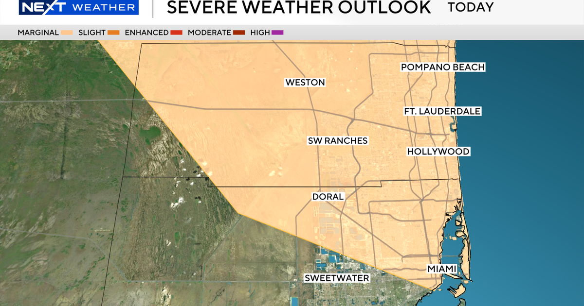 South Florida sees risk of severe weather Tuesday which could help wildfire fight due to heavy rain
