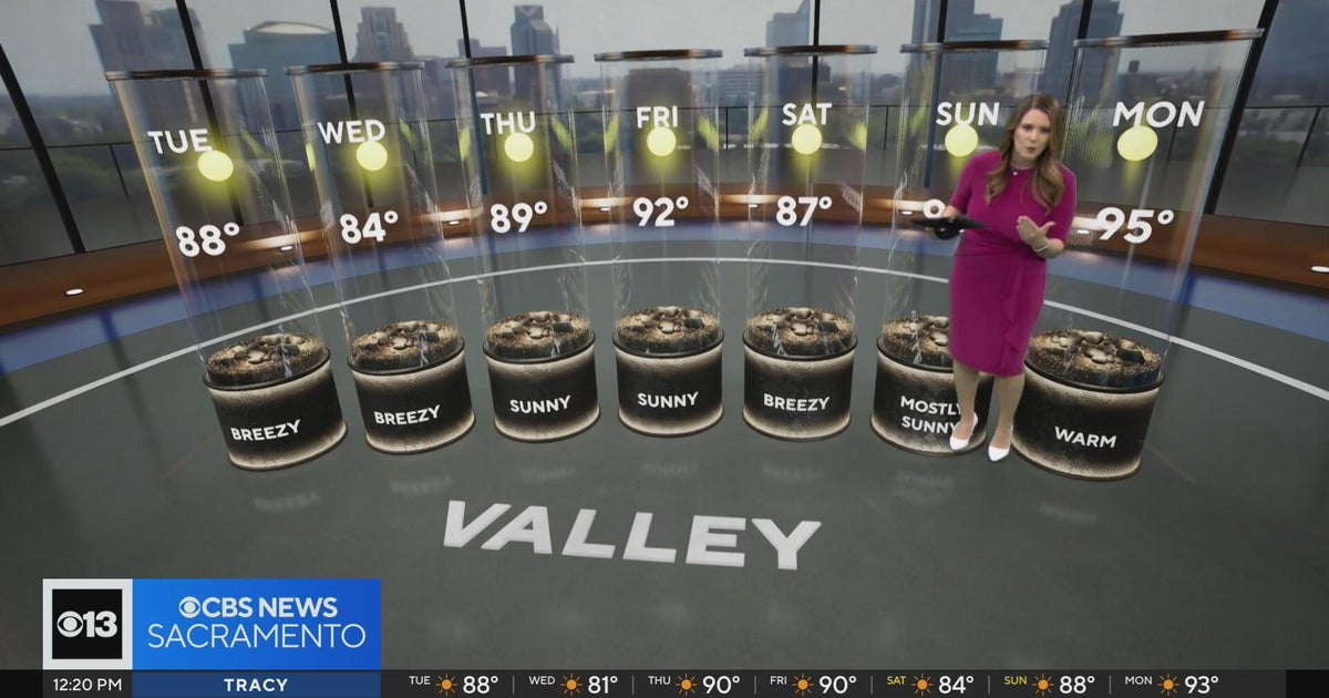 Tuesday afternoon Northern California weather forecast - May 12, 2026