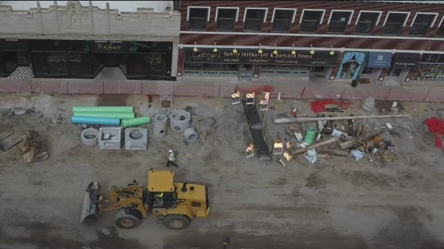Oak Park construction 