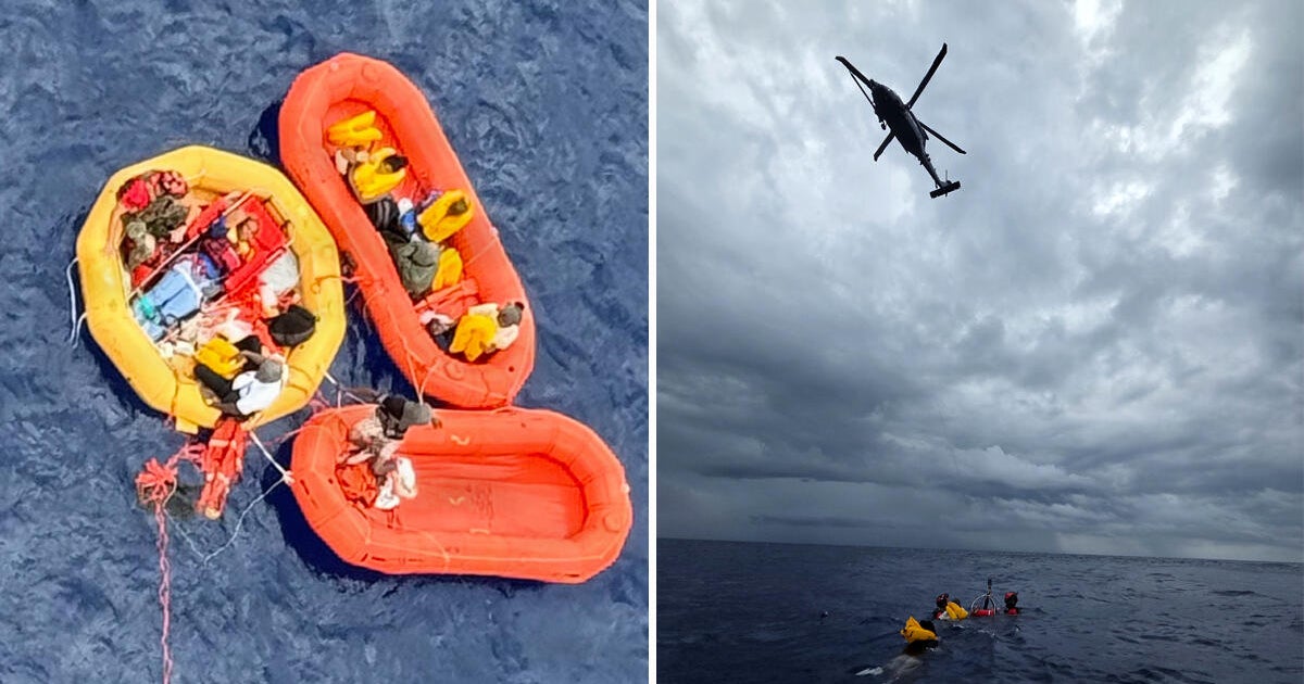 Survivors of plane crash off Florida coast were on raft for hours, military says