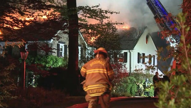 No injuries reported after fire guts Villanova, Pennsylvania home, fire chief says