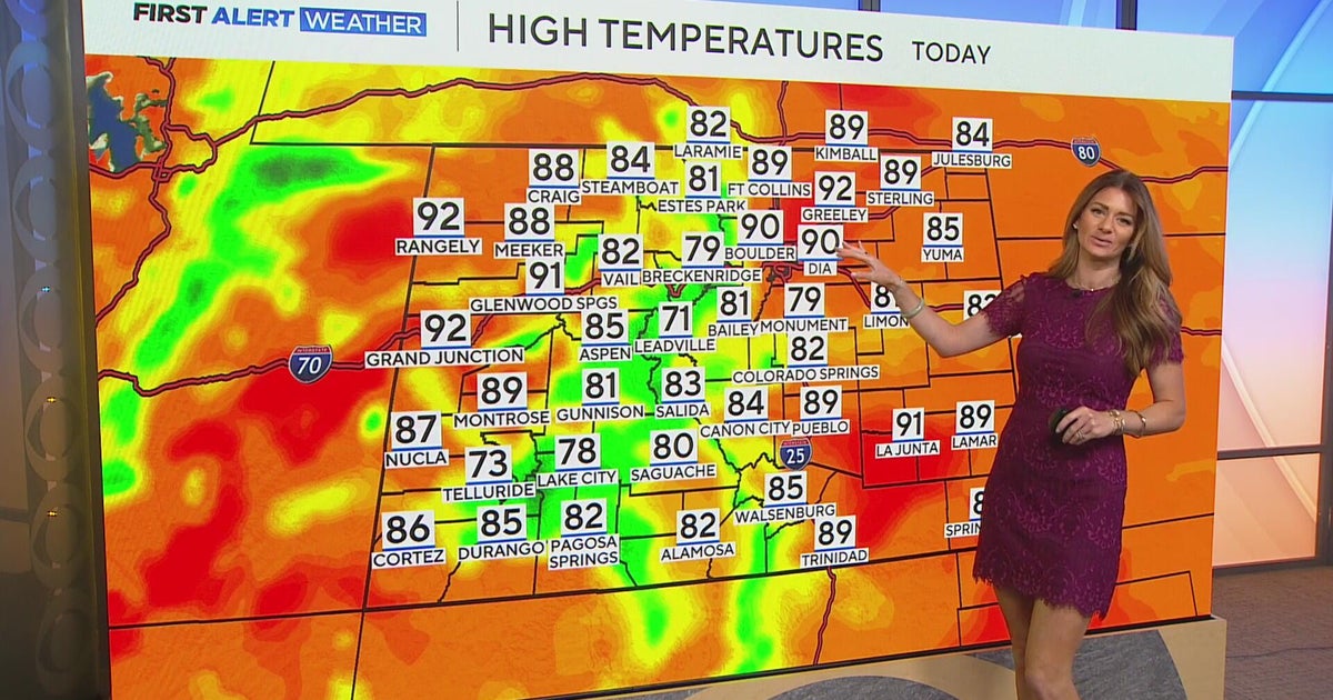 Temperatures soaring to record levels across Colorado with highs in the ...