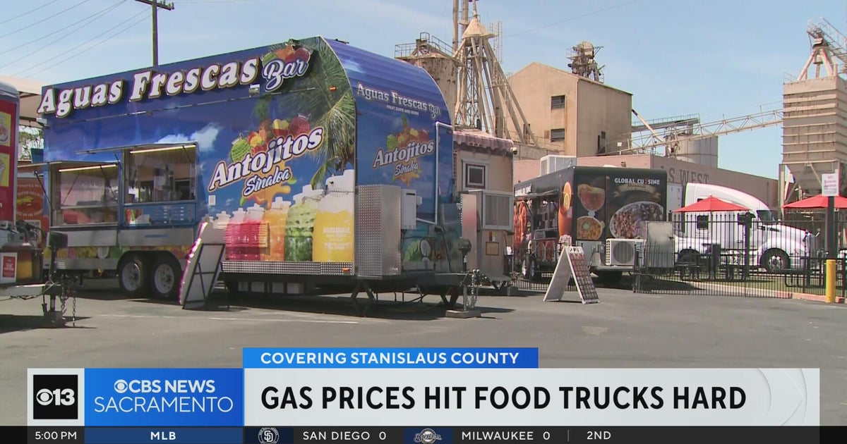 Rising gas prices hit Stanislaus County food trucks hard - CBS Sacramento