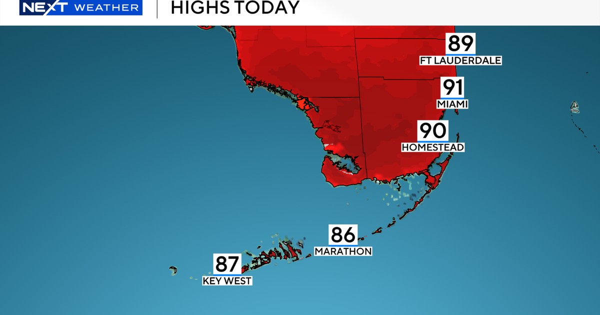Another steamy day in store for South Florida with triple-digit feels-like temperatures possible