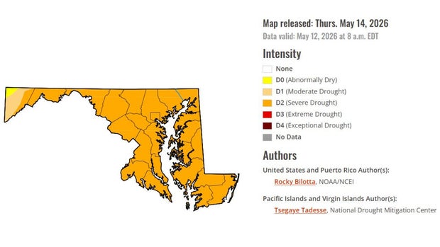 Maryland Drought Conditions May 2026