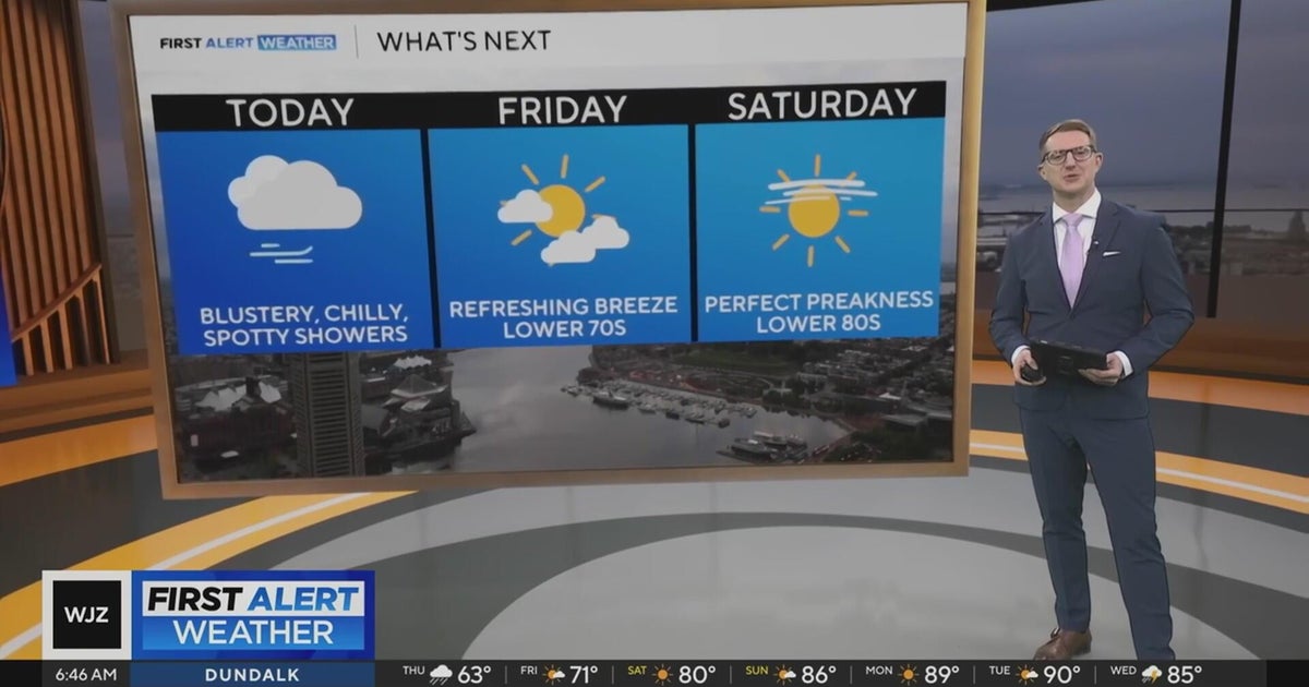 Chilly Thursday in Maryland before a refreshing Friday