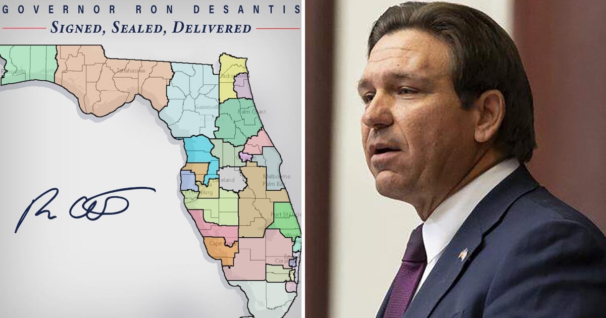 Florida’s new congressional map faces court challenge over alleged partisan gerrymandering