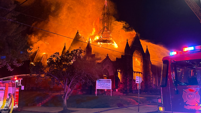 Fire at Mother African Union Church in Wilmington, Delaware 