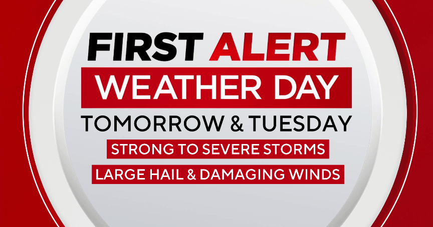 First Alert Weather Day active for Monday, Tuesday in North Texas