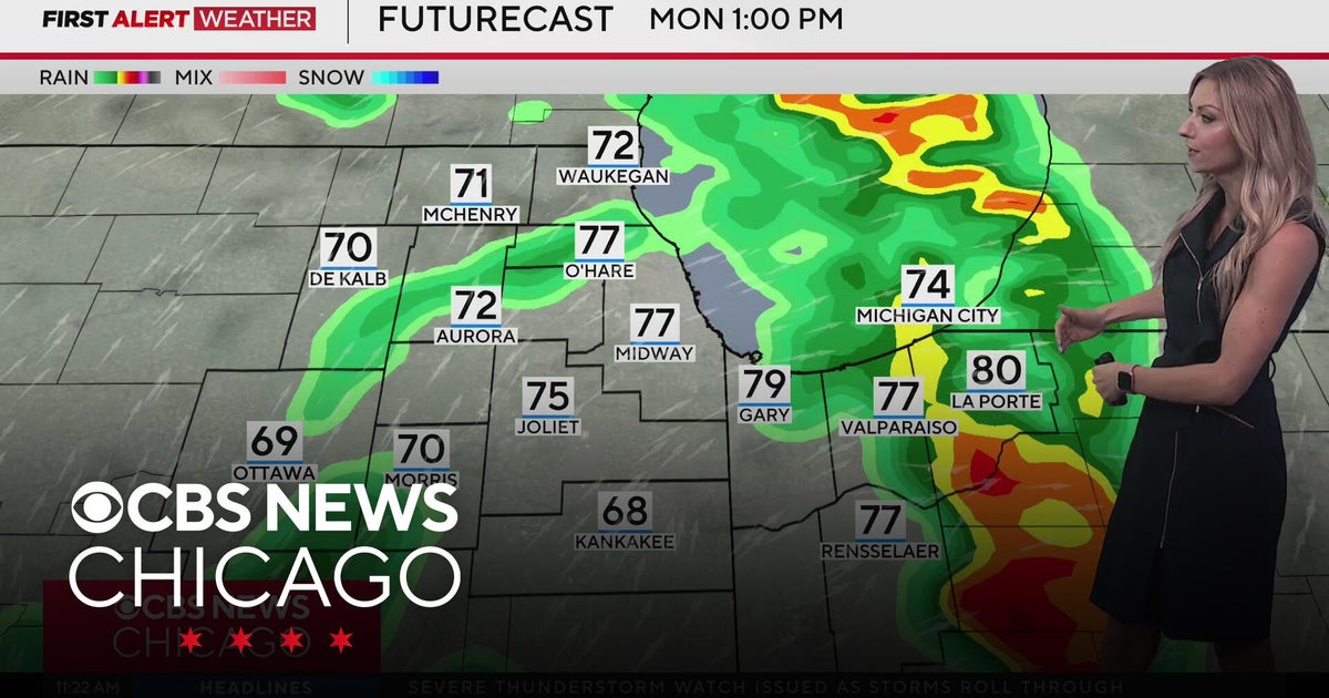 Chicago Weather: Storms pass, mostly cloudy and cooler - CBS Chicago