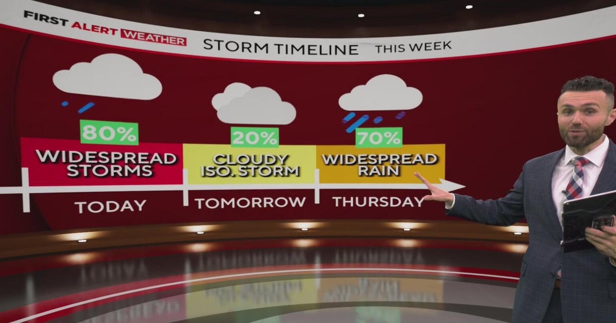 First Alert Weather Day active with Tuesday storms possible in North ...