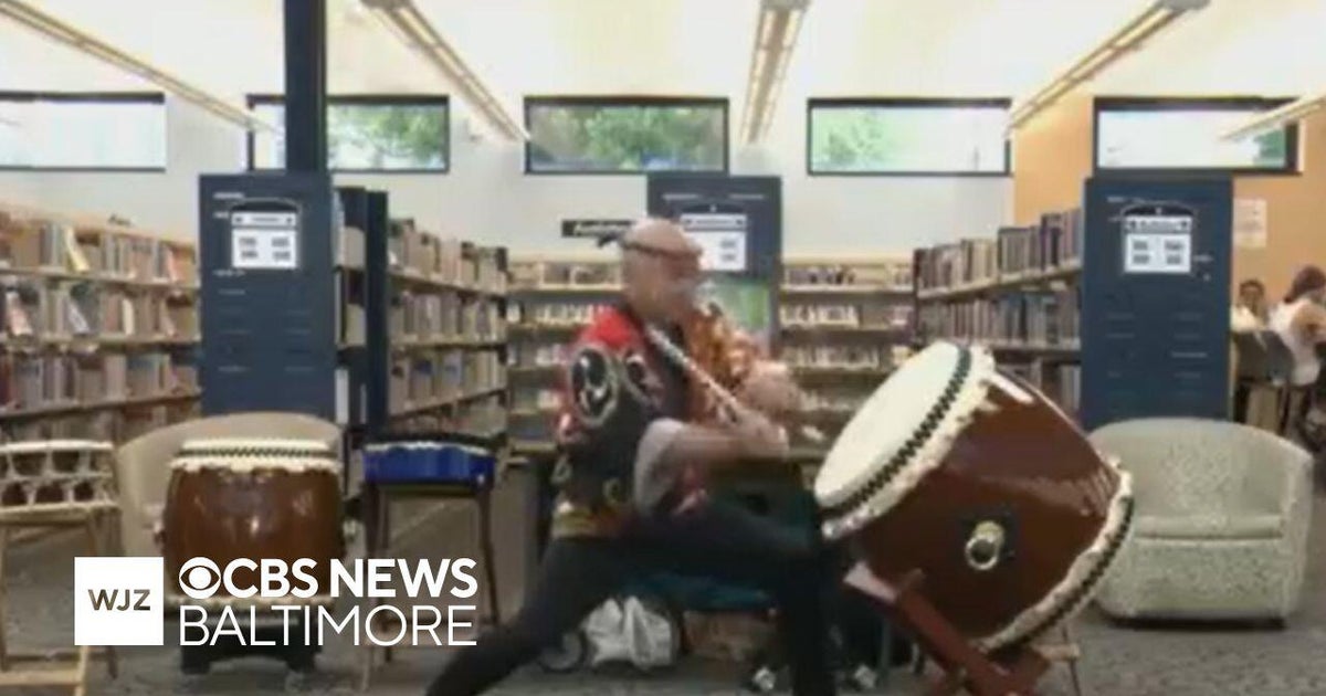 Taiko drummer brings Japanese culture to Baltimore County libraries
