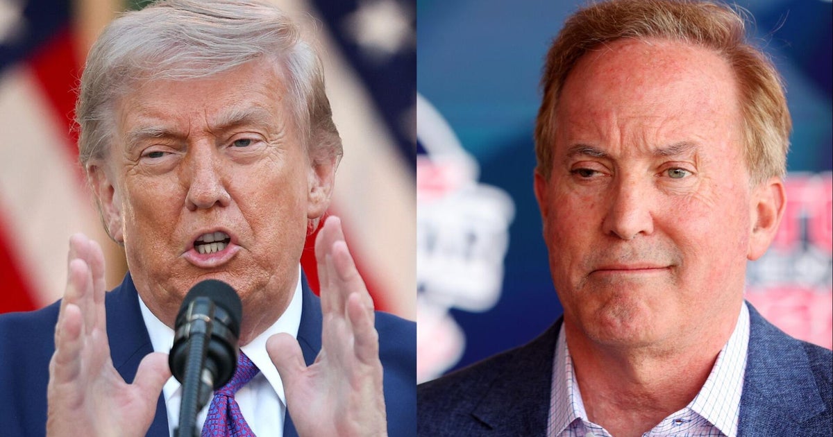 Trump backs Ken Paxton against incumbent Sen. John Cornyn in Texas