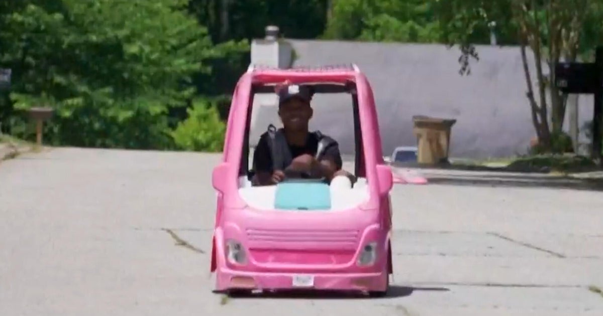 High gas prices drive Georgia man to create a “mini car,” costing about $3 to fill up