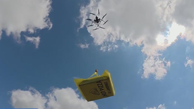 North Texas food drone delivery 