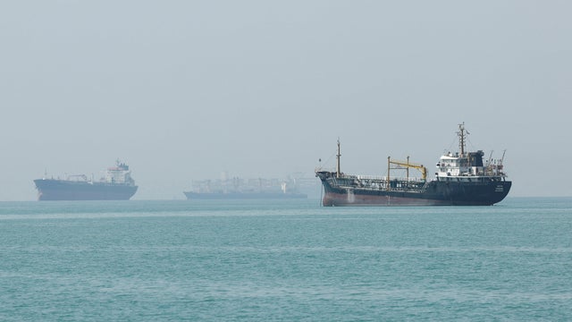 Vessels in the Strait of Hormuz 