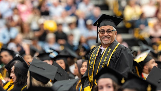 Marine veteran, 65, achieves lifelong pursuit, earning a degree at Towson University