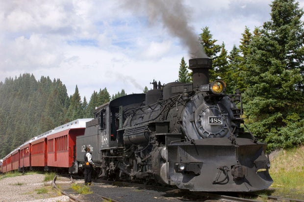 The Cumbres And Toltec Scenic Railroad Is A Coal Fired, Steam Powered Narrow Gauge Railroad That Travels From Chama, New Mexico To Antonito, Colorado. 