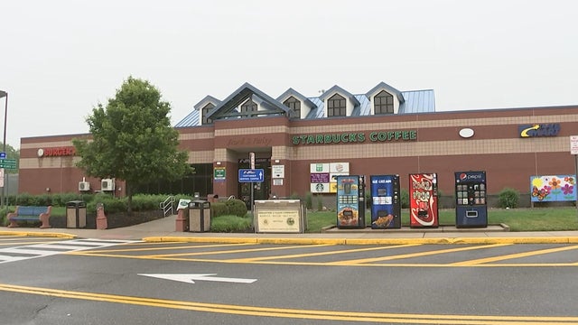 Farley Service Plaza in South Jersey on a cloudy day 