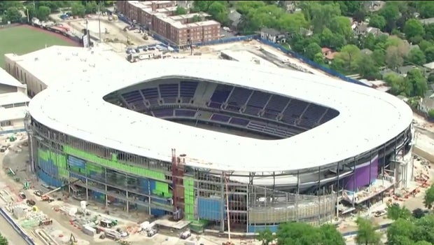 Northwestern announce some events for new Ryan Field stadium currently under construction