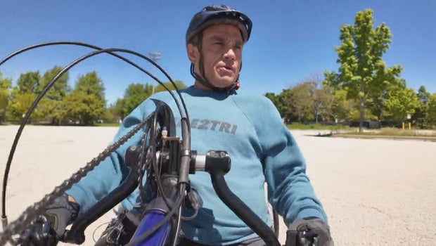 Paralyzed in shooting years ago, Angelo Perez now races and inspires others