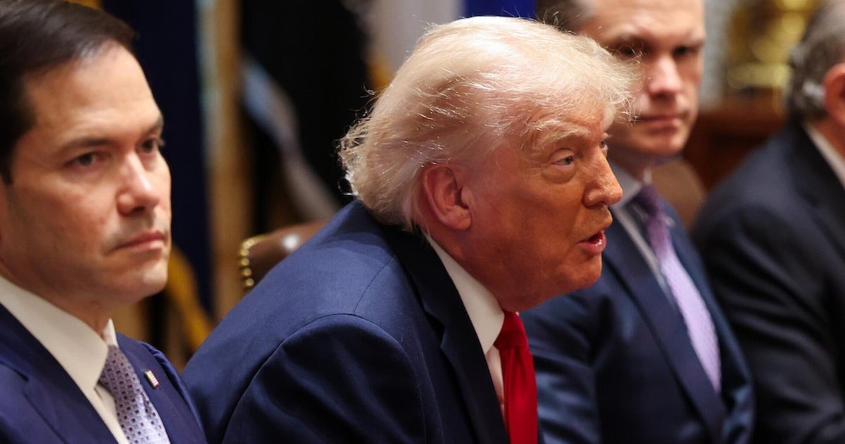 Trump insists Iran negotiations are progressing during Cabinet meeting
