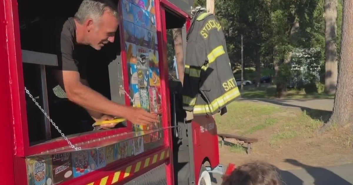 Retired Stockton firefighter uses ice cream truck to help uplift first responders