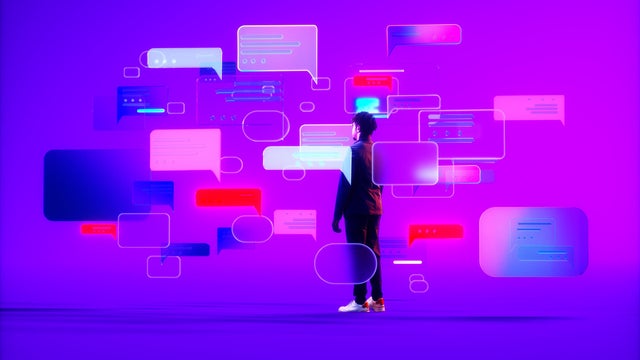 Pop up chat icons 