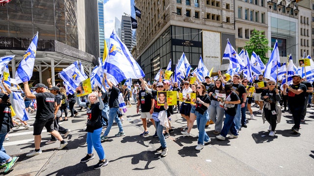 Supporters Take Part In New York City's Israel Day Parade 