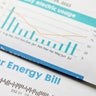 Close-up of energy bill 