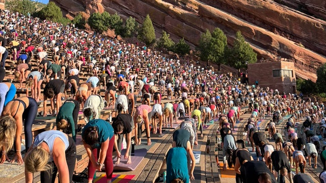 Colorado's Famed Red Rocks Amphitheatre Hosts Social Distanced Yoga And Drive-In Movies 