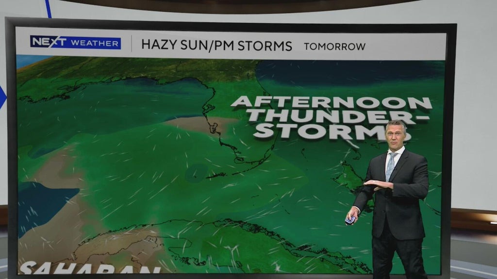 Miami ties heat record as storms bring relief, more rain ahead