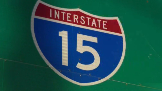 15 freeway sign 