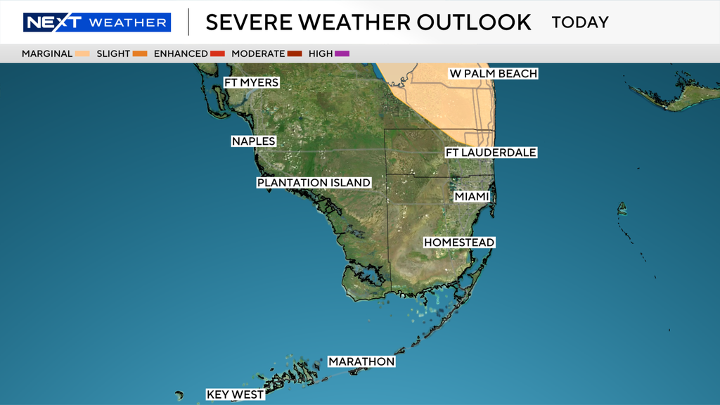 Parts of South Florida could see severe thunderstorms, flash flooding on Tuesday