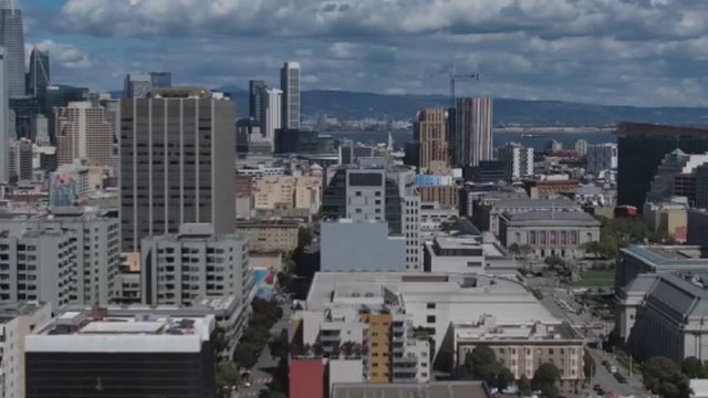 a city skyline 