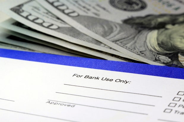 Business income banking transfer slip 