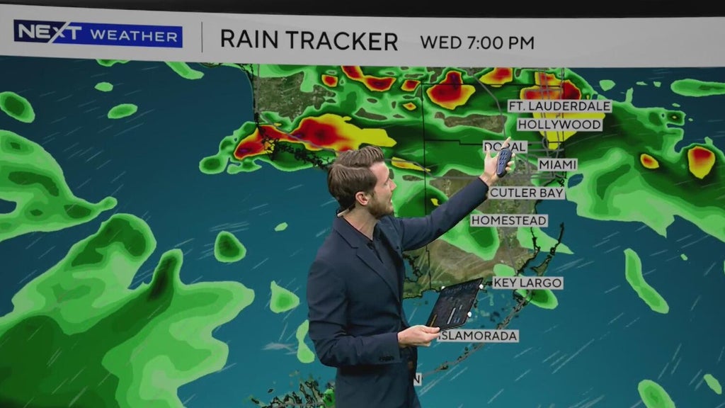 Rounds of rain, thunderstorms could slam parts of South Florida starting Wednesday afternoon