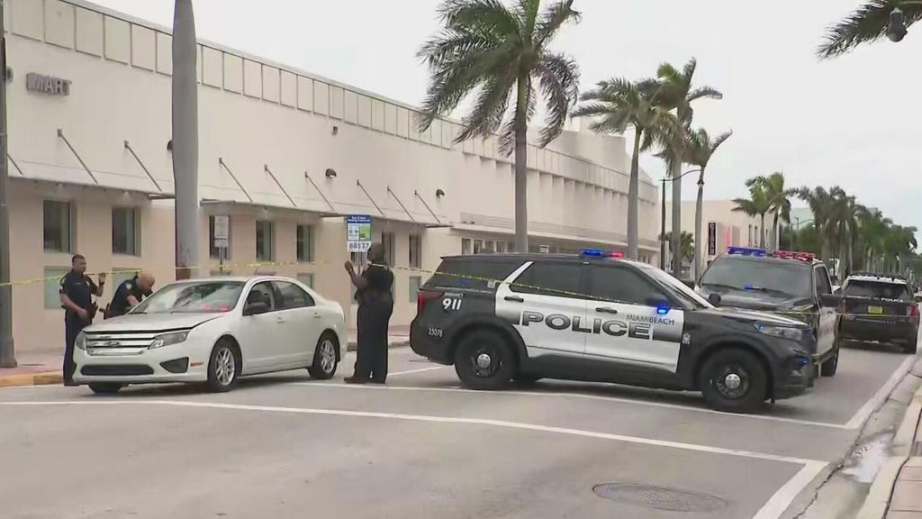 Person detained after a shooting in Miami Beach that critically injured a man