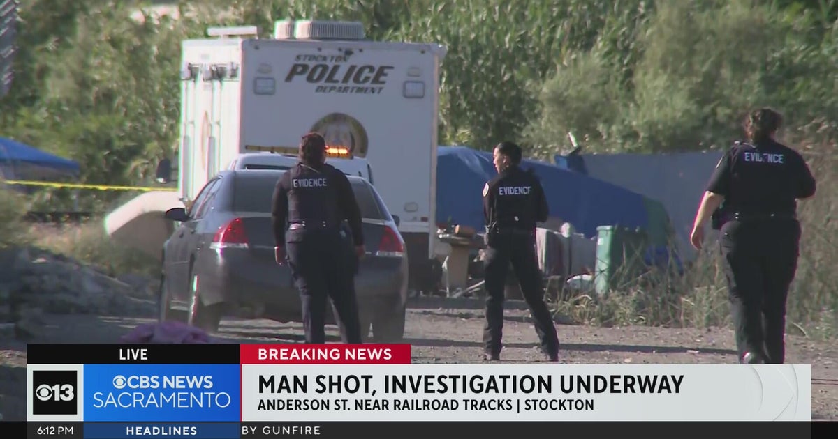 Investigation underway after man shot near railroad tracks in Stockton