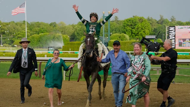 APTOPIX Belmont Stakes Horse Racing 