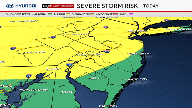 Hottest day of heatwave arrives Saturday in Philadelphia area before storms move in 