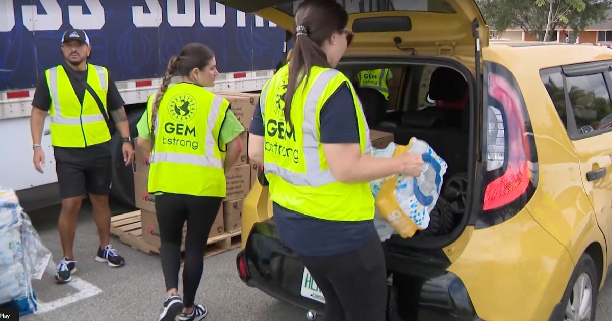CBS News Miami partners with community organizations to deliver hurricane supplies
